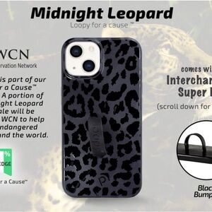 Loopy iPhone 11 Case Midnight Leopard